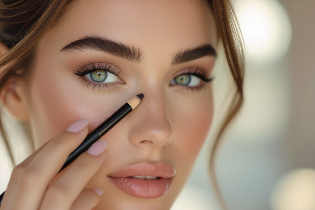 Jak malować brwi kredką?